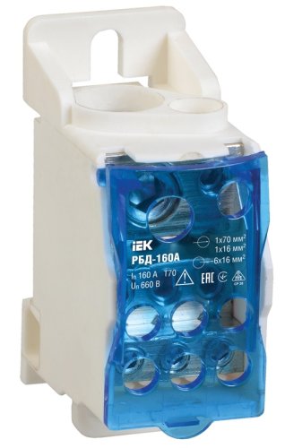 Блок распределительный IEK RBD РБД-160 160А картинка 